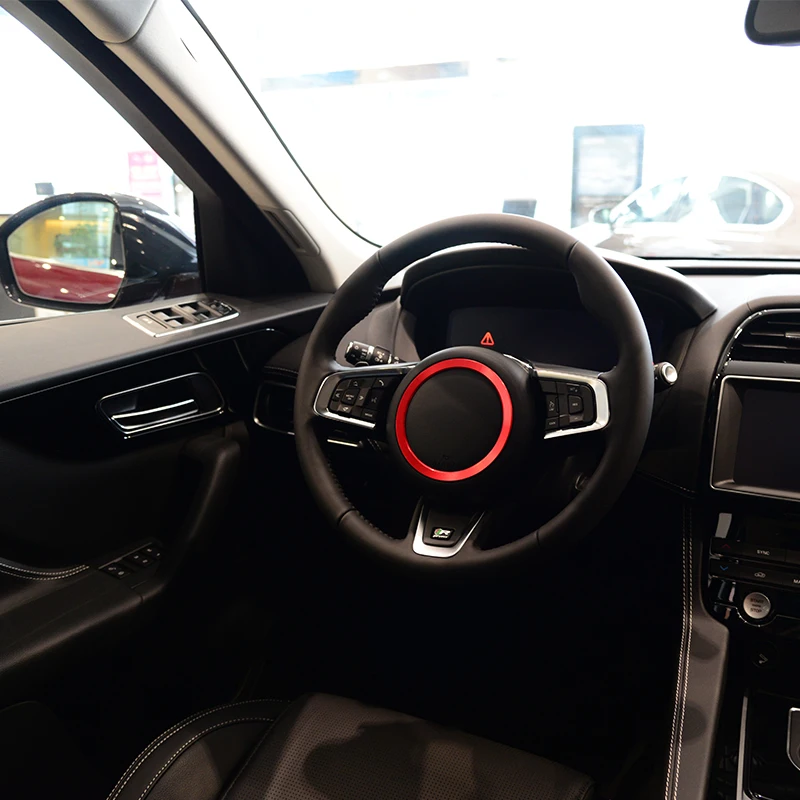 1 шт. для Jaguar XFL F-PACE XE XEL X761 X760 E-PACE наклейки на руль автомобиля декоративные