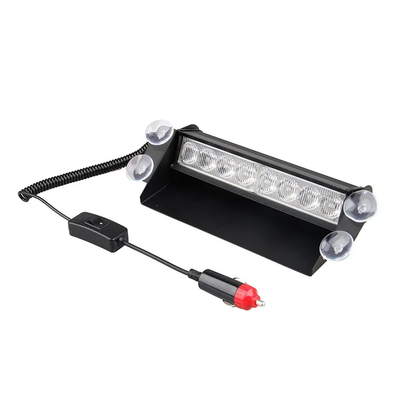 8-LED Light-B 8 светодиодный аварийный мерцающий светильник 3 Режим вспышки 12V автомобиль панель приборов для грузовиков Предупреждение мигающий светильник s бар безопасности транспортных средств сигнальная лампа - Цвет: 8-LED Light-B