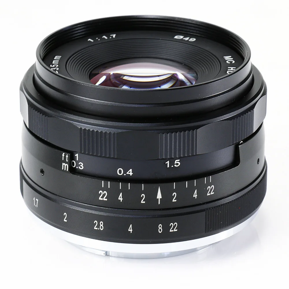 Объектив KAXINDA 35 мм 1: 1 7 для цифровой камеры Sony NEX 3 C3 F3 3N 5 5C 5N 5R 5T 6 ILCE 3000 5100 5000 6000| |