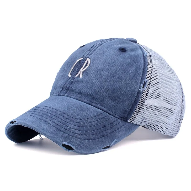 

[YARBUU] 2018 new fashion brand cap Letters embroidery baseball caps for men women casual snapback hat summer net cap wholesale