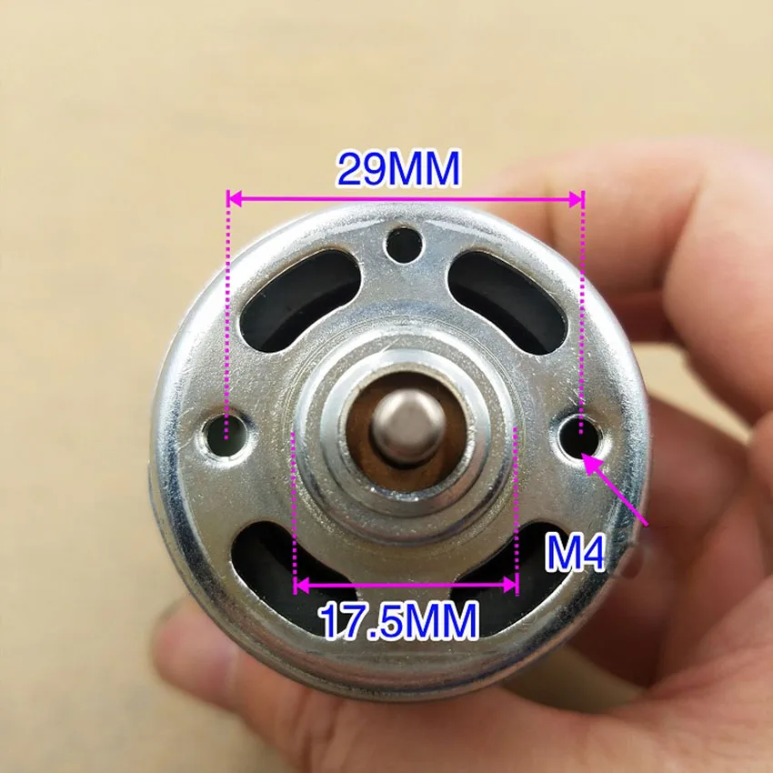 Высокая Скорость большой Мощность мотор с источником питания от постоянного