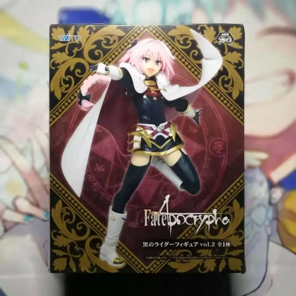 Зеленый TAITO Аниме Фигурка Fate/Grand Order Fate/apocripha Servant saber Rider Astolfo фигурка куклы BANPRESTO - Цвет: Зеленый
