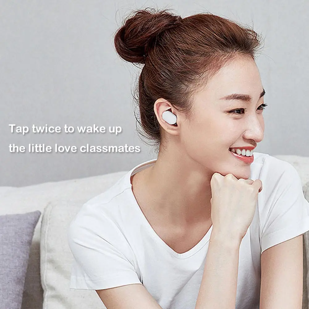 Для Xiaomi Bluetooth наушники AirDots Молодежная версия с зарядным устройством 5 0