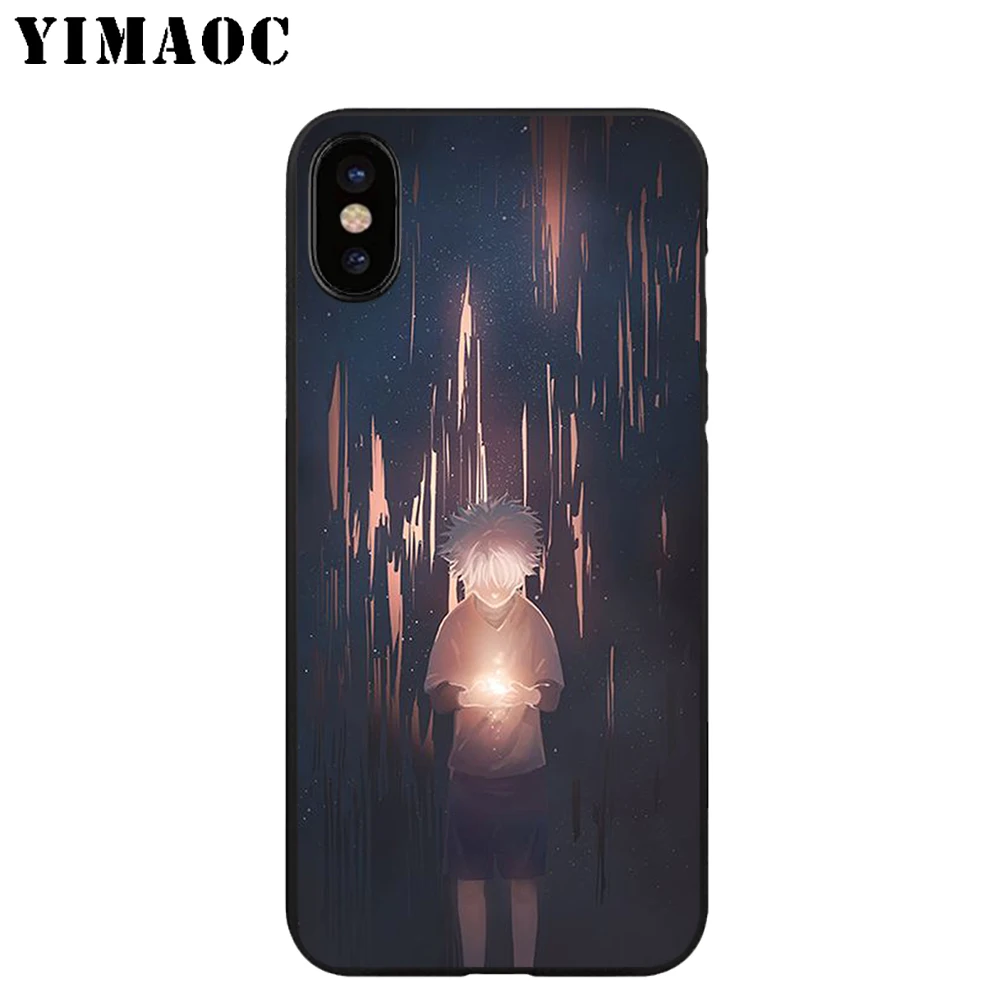 YIMAOC Охотник х киллуа Мягкий ТПУ Черный силиконовый чехол для iPhone X или 10 8 7 6 6S Plus 5 5S
