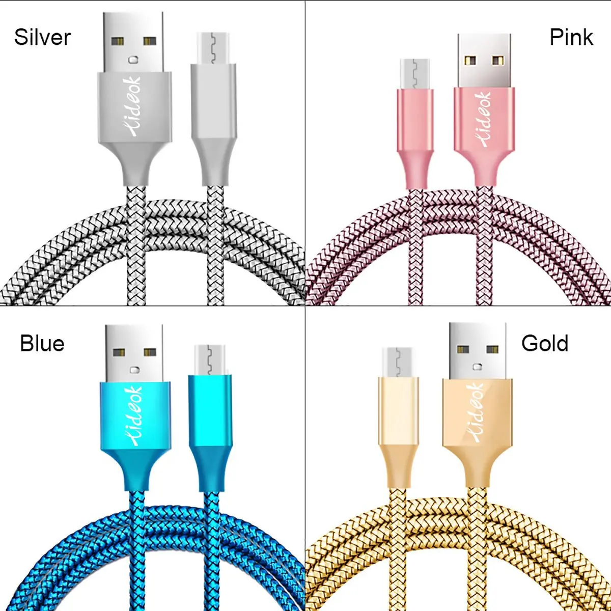 1m2m3mбыстрая Зарядка Micro USB кабель для samsung S6 S7 Edge нейлоновый плетеный MicroUSB
