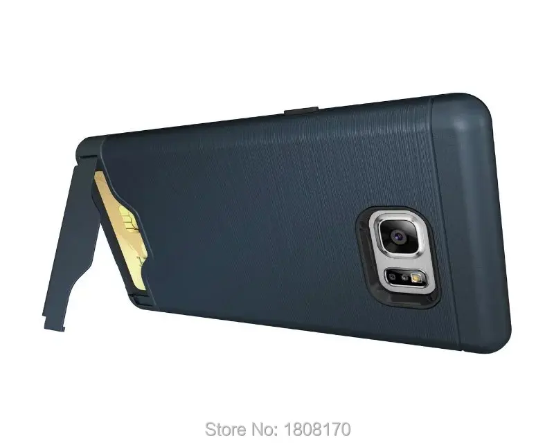 Гибридный ударопрочный чехол из ТПУ с отделением для карт Samsung Galaxy S8 Plus S7 Edge 2017 A3 A5