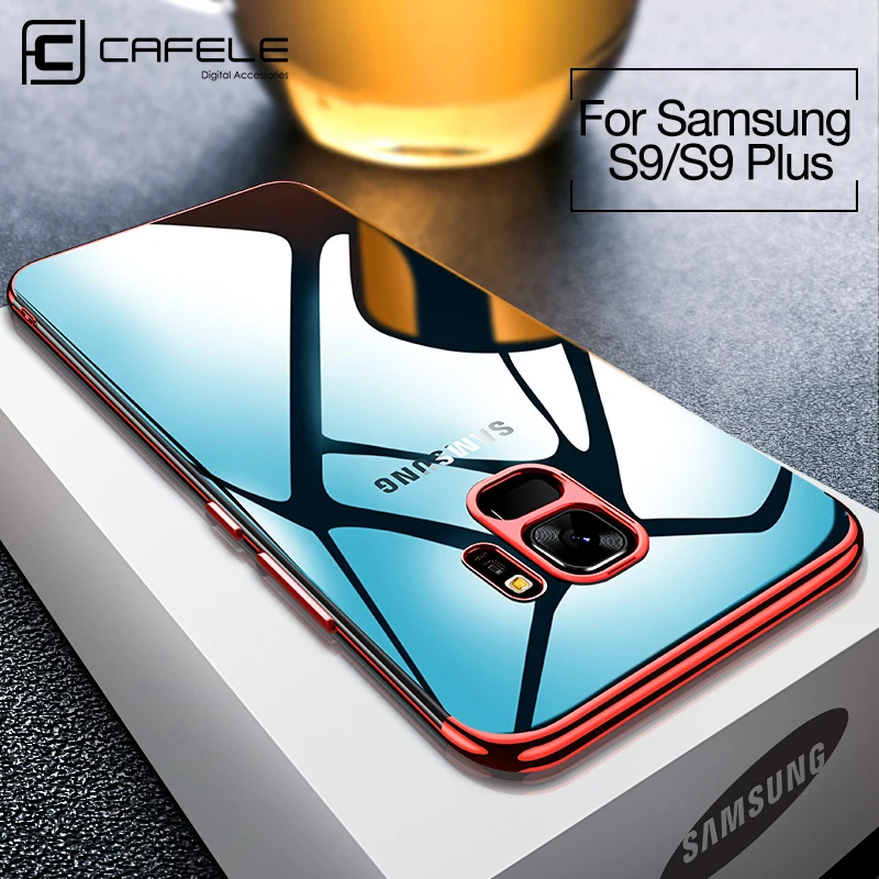 Cafele с украшением в виде кристаллов Прозрачный чехол для samsung S9/S9 большого