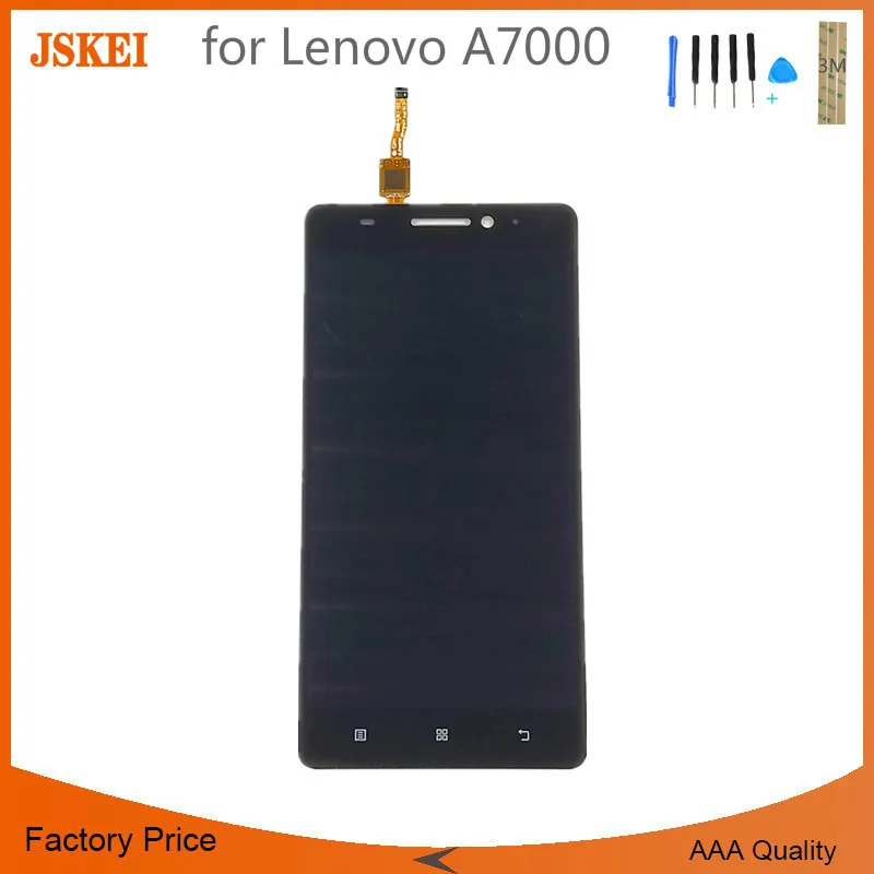 5 дюймов заводская цена для Lenovo A7000 ЖК-дисплей с кодирующий преобразователь