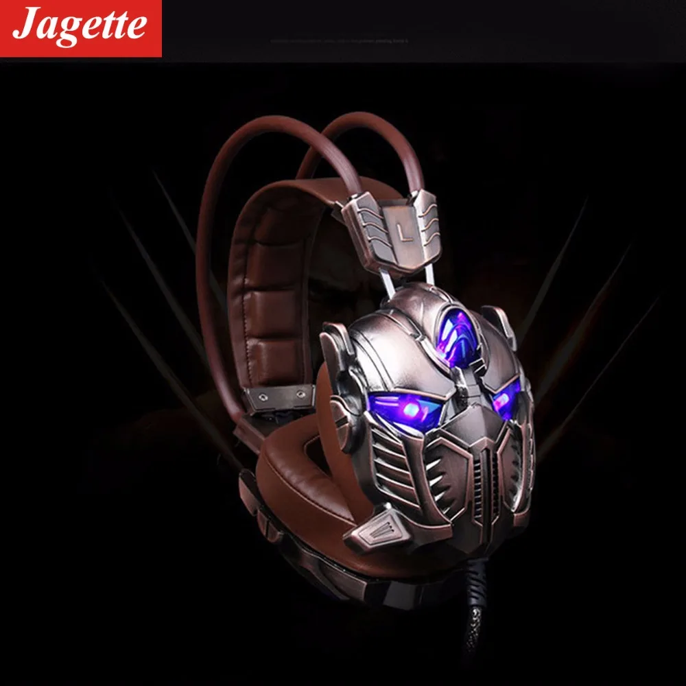 Игровая гарнитура JAGETTE для Xbox one PS4 PC с 7 1 объемным звуком 3D Вибрация Hifi игровые