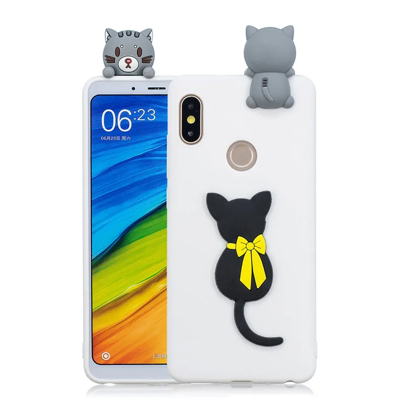 Мягкий Силиконовый ТПУ чехол 3D для Xiaomi Redmi Note 7 чехлы милые Мультяшные с рисунком 5