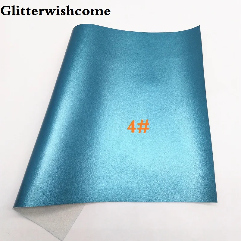 4 Glitterwishcome 21X29 см A4 размер винил для бантов мягкая кожа наппа Fabirc искусственная кожа листы для бантов, GM196A - Цвет: 4
