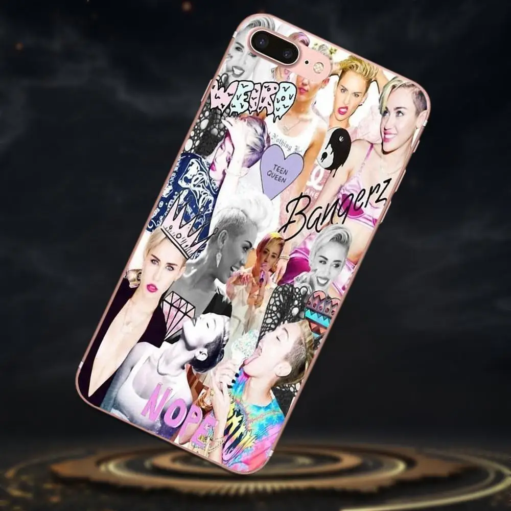 Милый чехол Аватар с блестками и коллажем Miley Cyrus для Huawei Mate 7 8 9 10 20 P8 P9 P10 P20 P30 Lite Plus