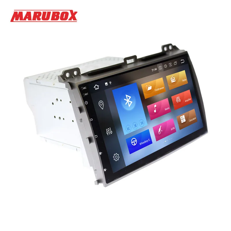 MARUBOX 9A107PX5,Штатная магнитола для Toyota Land Cruiser Prado, Lexus GX 2002- 2009,Головное устройство на Android 9.0, Восьмиядерный процессор,оперативная память 4 Гб,встроенная память 32Гб,Radio модуль TEF6686NXP
