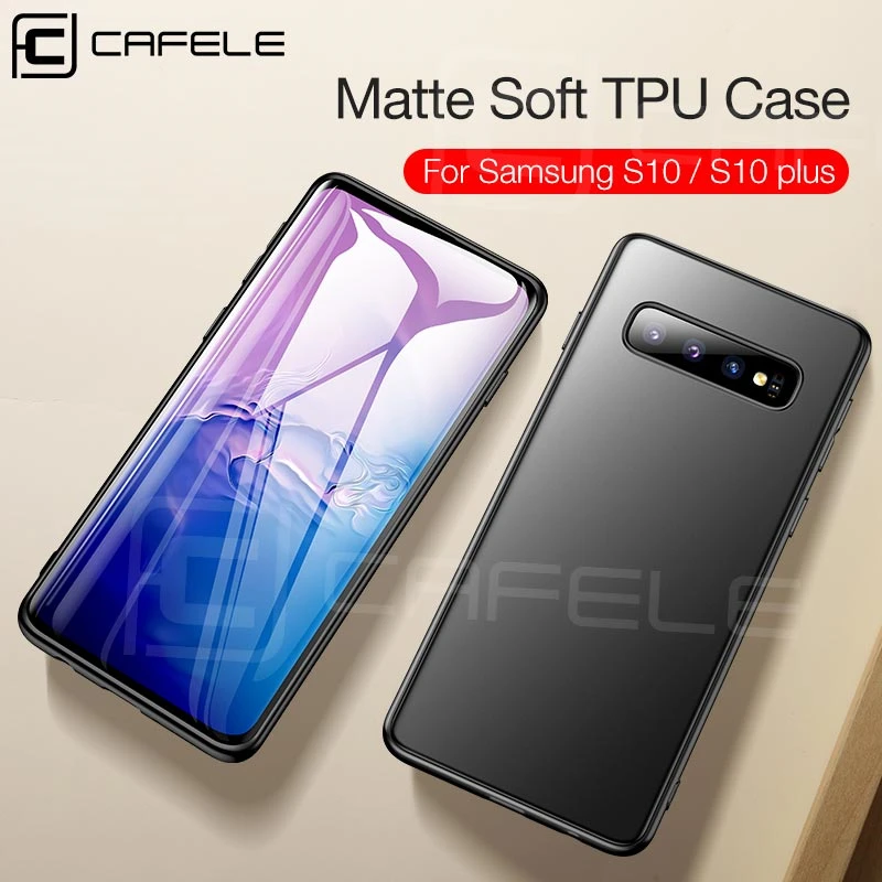 Cafele Matte TPU Soft Case Cover for Samsung Galaxy S10 Ultra thin 0.4mm Plus e Silicone |