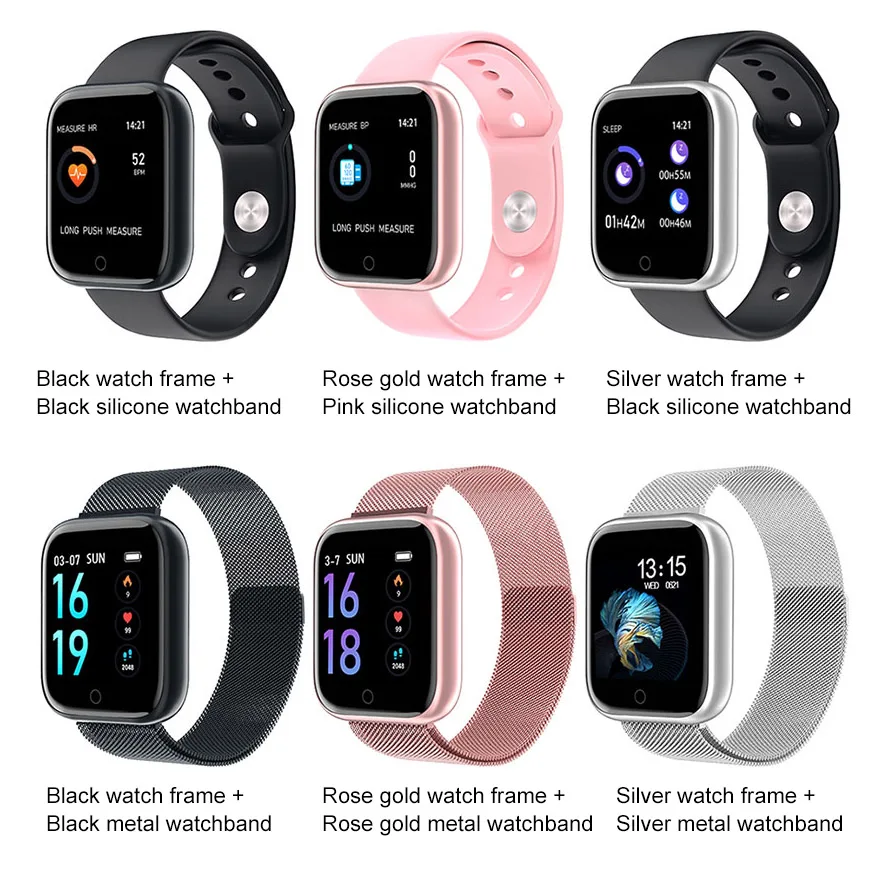 T80 Smart Watch Fitness Bracelet Blood Pressure Monitor Smart Band Incoming Call Sleep Tracker Magnetic Strap Health Wristband
