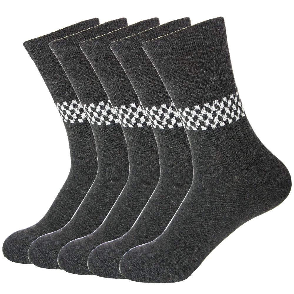 Носки мужские смешанные с шерстью кролика дезодорирующие дышащие мягкие