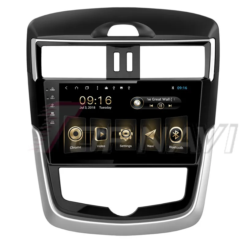 Автонавигация для Nissan Tiida 2016 Android 8 1 9 дюймов головное устройство Topnavi