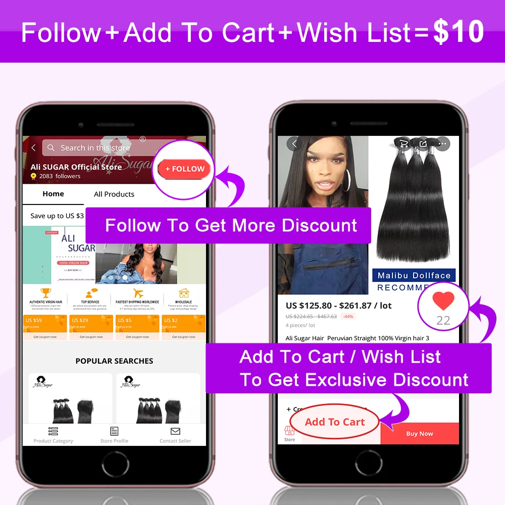 Али сахарные волосы бразильские волнистые пучки с 13*4 синтетический фронтальный