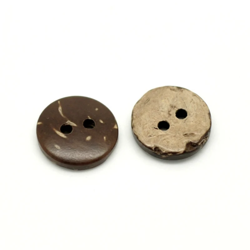 Coconut Shell Sewing Buttons Scrapbooking 2 Holes Round Brown 13mm( 4/8&quot) Dia 200 PCs | Дом и сад
