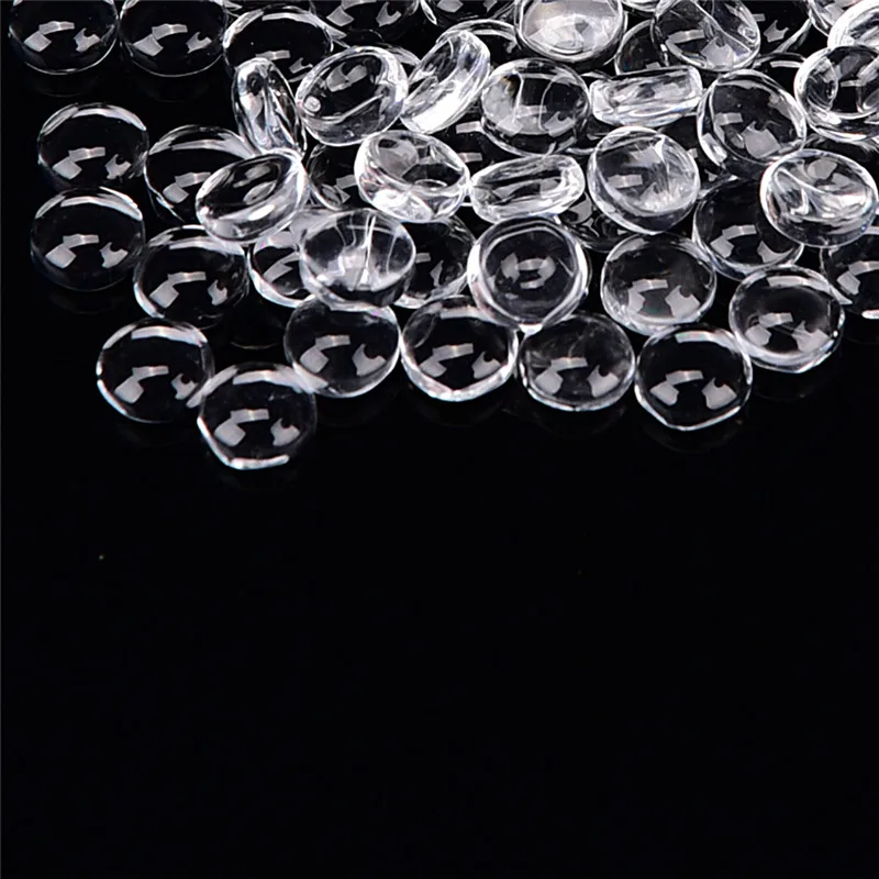 

Transparent White Half Round Glass Crystal Jewelry DIY Settings Clear Cameo Cabochons Dome Flat Back for Jewelry 6/8MM