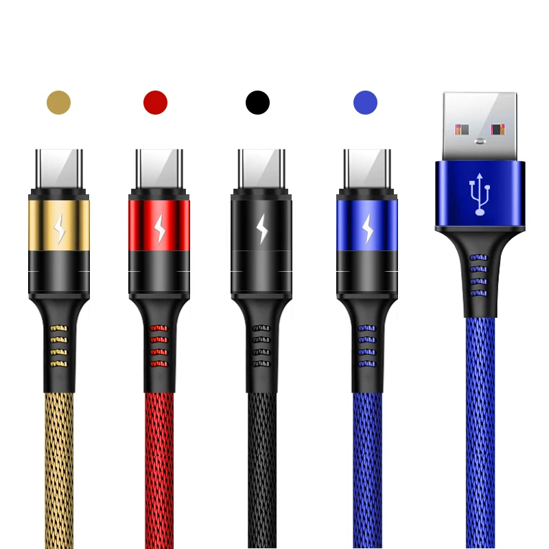 Usb type C 5A кабель QC3.0 Quick Charge QC 3,0 Для Xiaomi Mi9 samsung S10 S9 Plus Note 10 Plus Быстрая зарядка телефонный кабель для зарядного устройства