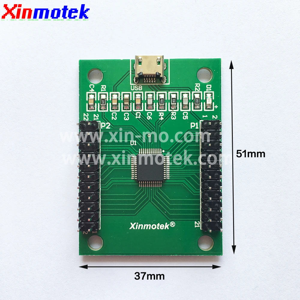 Xinmotek XM-10 DIY 2 игрока USB для Jamma аркадный контроллер/Поддержка PS3 PC Raspberry Pi/аркадный джойстик аксессуары для машины