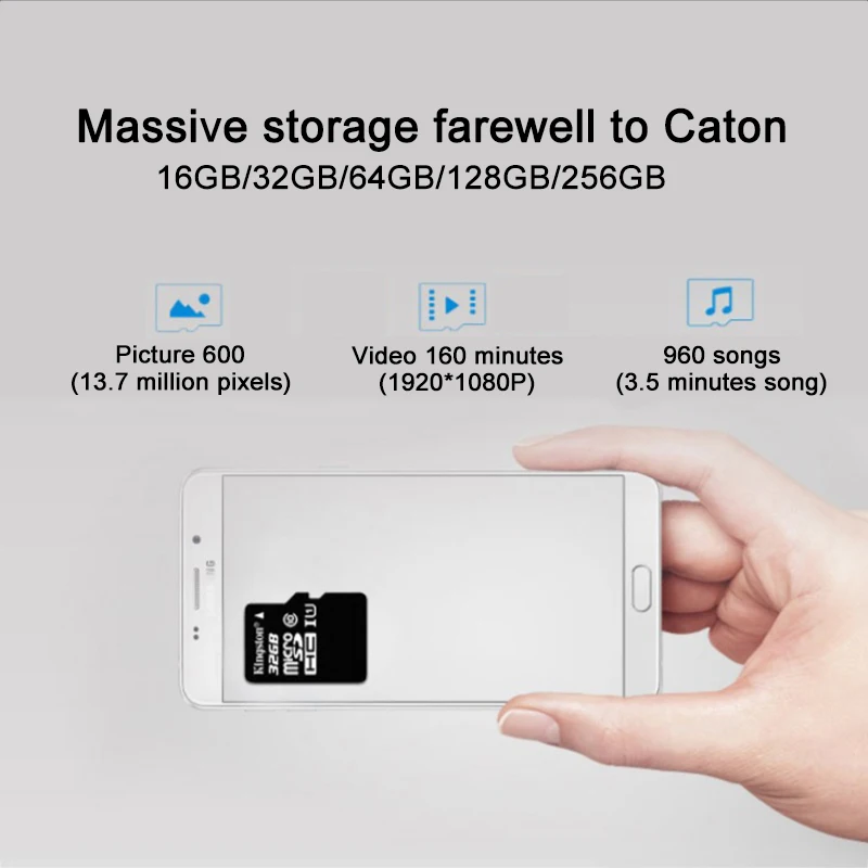 Карта памяти Kingston Class 10 Micro SD 32 ГБ 8 16 64 128 ГБ|micro sd card 32gb|tf 32gbsd 32gb |