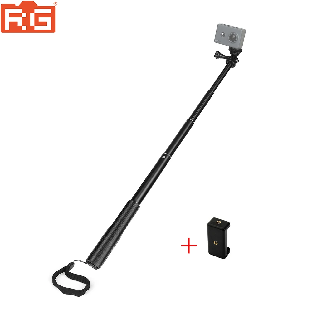 Selfie stick 36 inch Aluminum Monopod for GoPro Hero 6 5 7 4 Black Silver Session Sjcam Sj7 Yi 4K Action Camera Selfie Stick for Go Pro - Цвет: Selfie stick