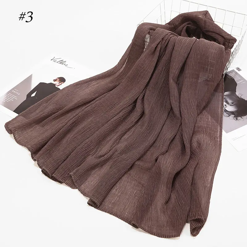 

Women TR Cotton Scarf Hijab Wrap 20 Colors Solid Shawls Plain Headband Muslim hijabs Scarves for Arabian Dubai Islamic Turban