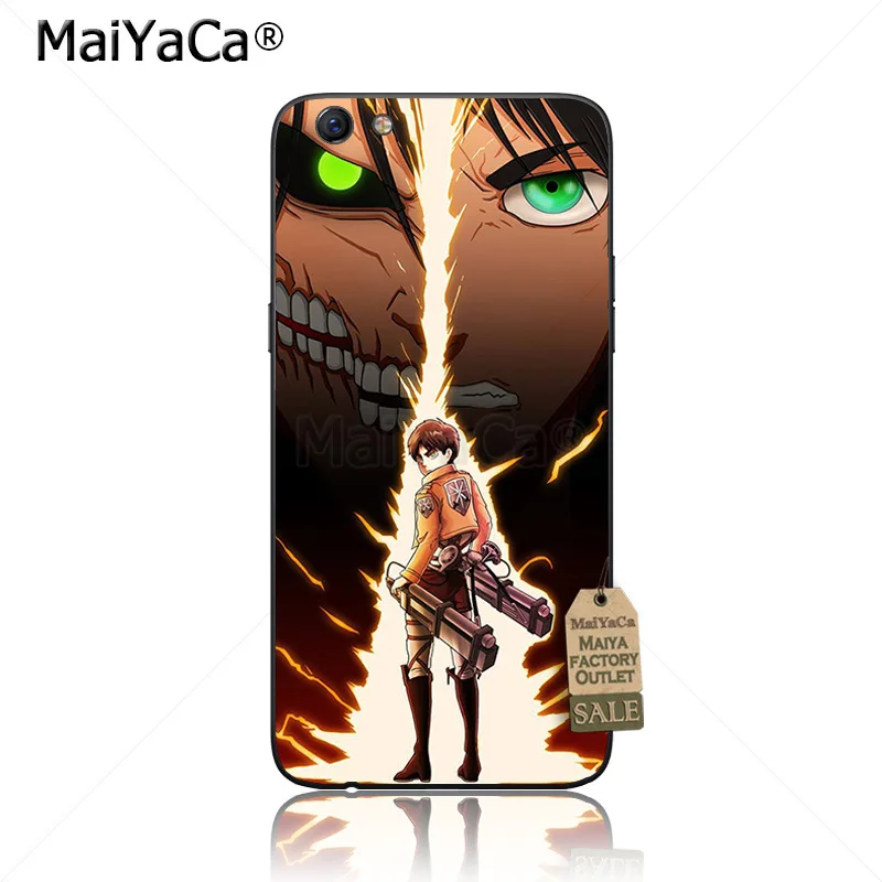 Классический чехол MaiYaCa из аниме атака на Титанов аксессуары для телефона OPPO R9s R11