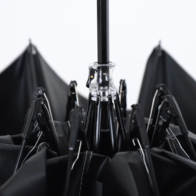 High quality Solid color UV umbrella windproof tri-fold Simple style sunny and Rainy | Дом и сад