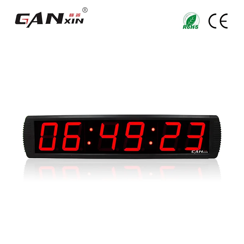 

[Ganxin] 6 Inch for Special Designed Promotion Cheap Led Electronic Wall Countdown Clock