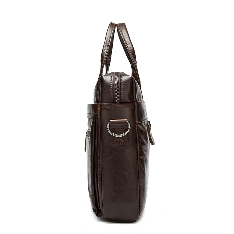 Mva Cowhide Leather Men Briefcase 100% Genuine Shoulder Bag Cheap Price Male Crossbody | Багаж и сумки