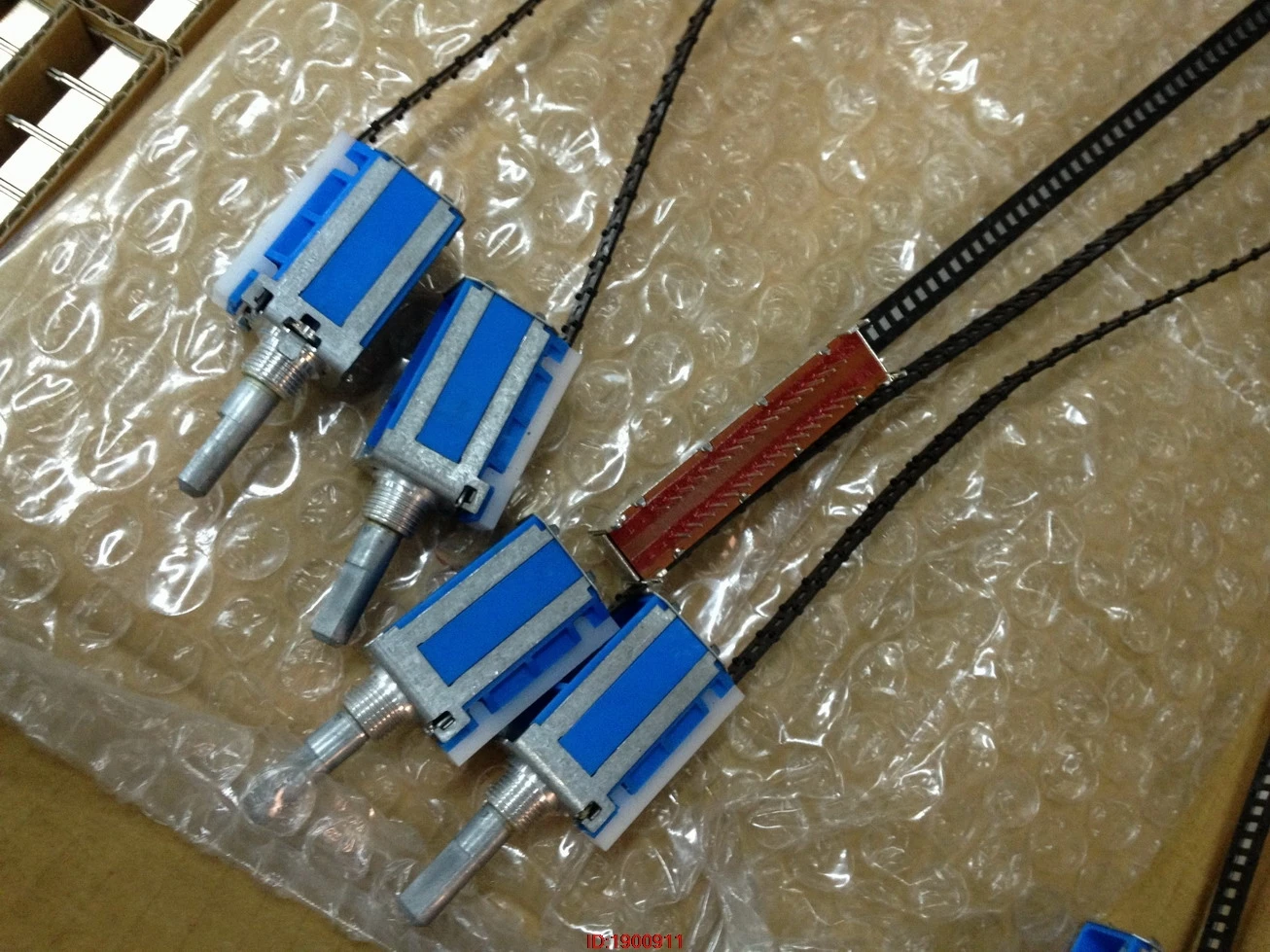 

1pcs/lot Japanese ALPS cable band 6 switch handle length 25MMF