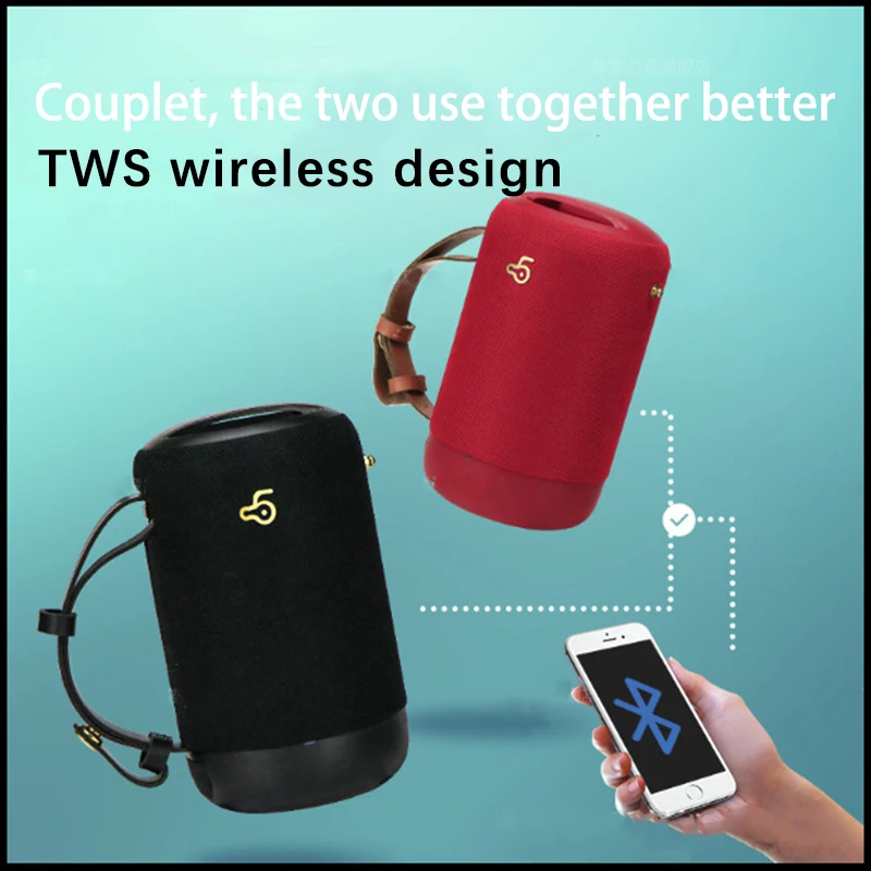 Новинка портативный Tws 10 Вт 2019 Bluetooth динамик беспроводной саундбар аудио стерео