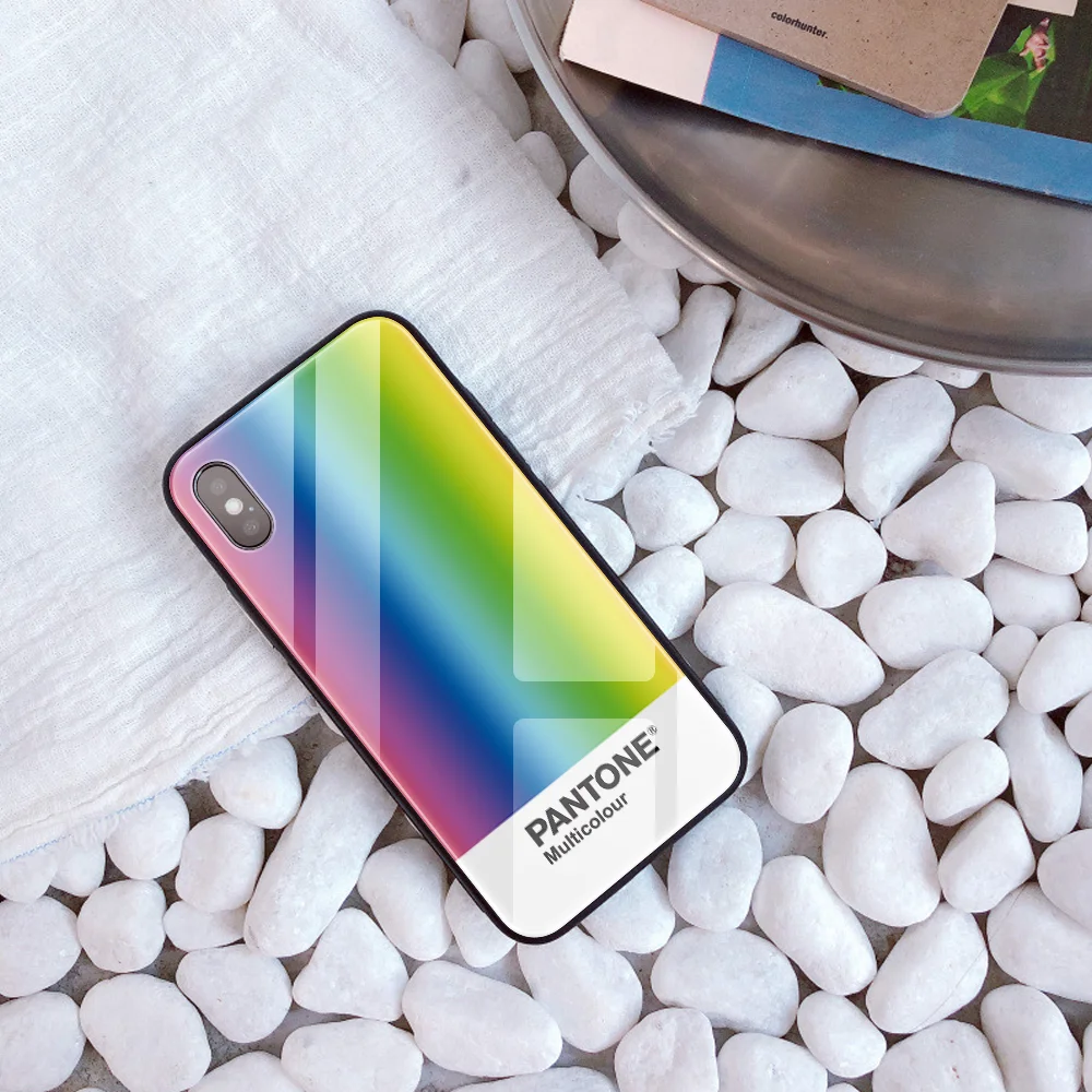 30232 Стеклянный чехол для телефона для iphone 11 Pro 7Plus X SE DIY Pantone чехол из закаленного стекла для телефона для iphone 8 5S 5 6 6s XS Max XR уникальный - Цвет: 30232