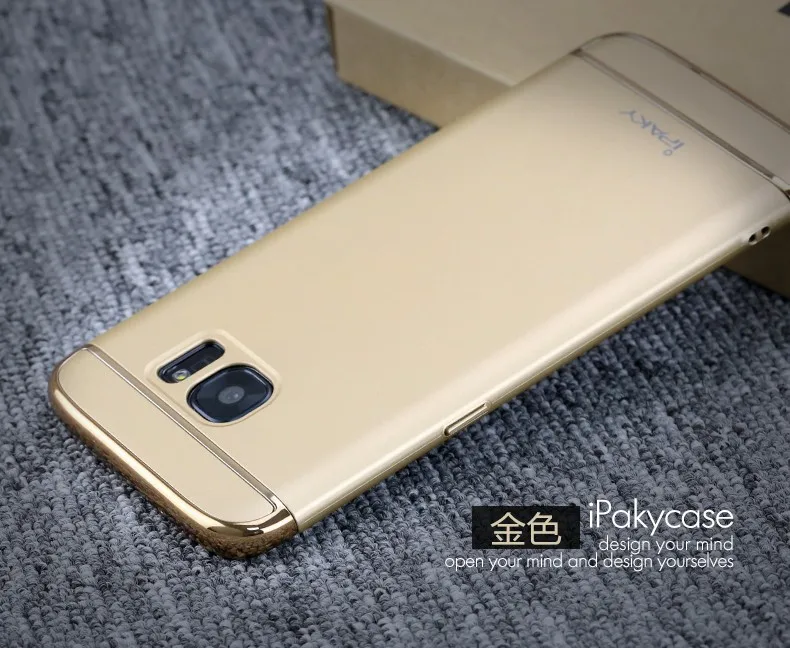 S7 edge чехол бренда iPaky задняя крышка для samsung galaxy s7 edge чехол тонкий 3 в 1 предмет чехол для samsung s7 edge чехол 5,5