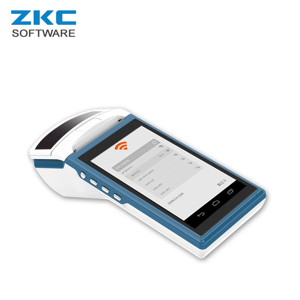 ZKC5501 GPRS 3G WiFi Android беспроводной ручной ресторанный розничный магазин отель мини