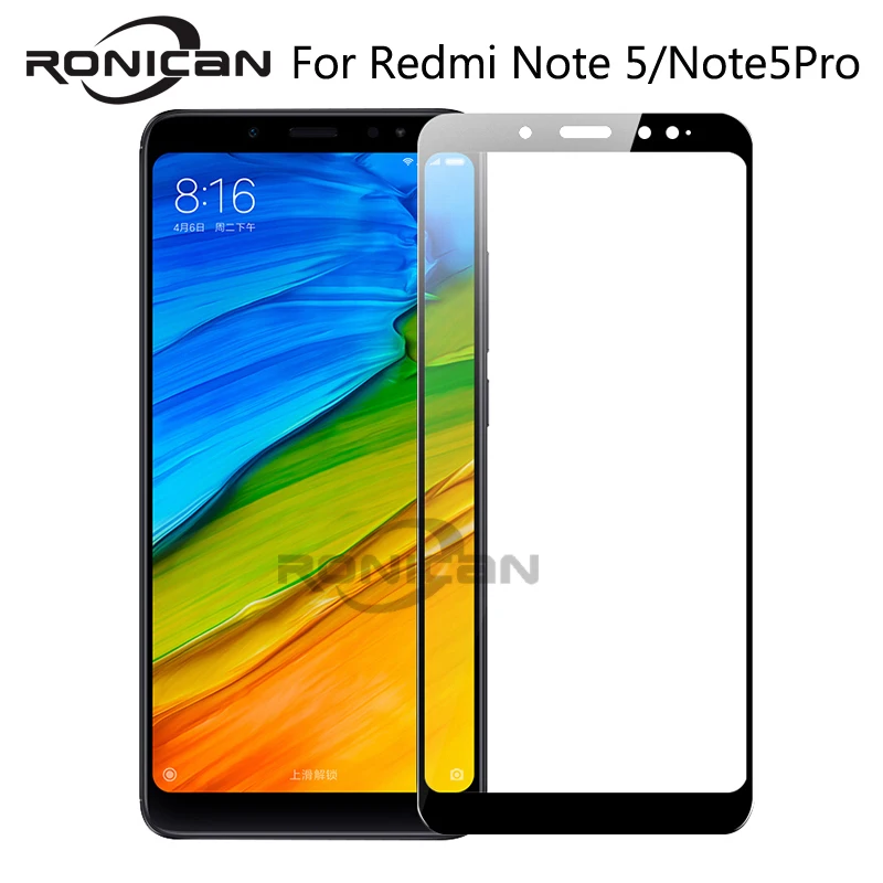 Закаленное стекло для xiaomi Redmi note 5 защитная пленка экрана pro 64 ГБ | Мобильные