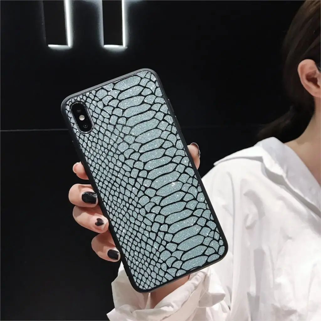 Роскошные Змея гламурный Чехол ручной работы для samsung Galaxy S10E S10 J6 плюс J4 Prime A7 A750 A9 A8