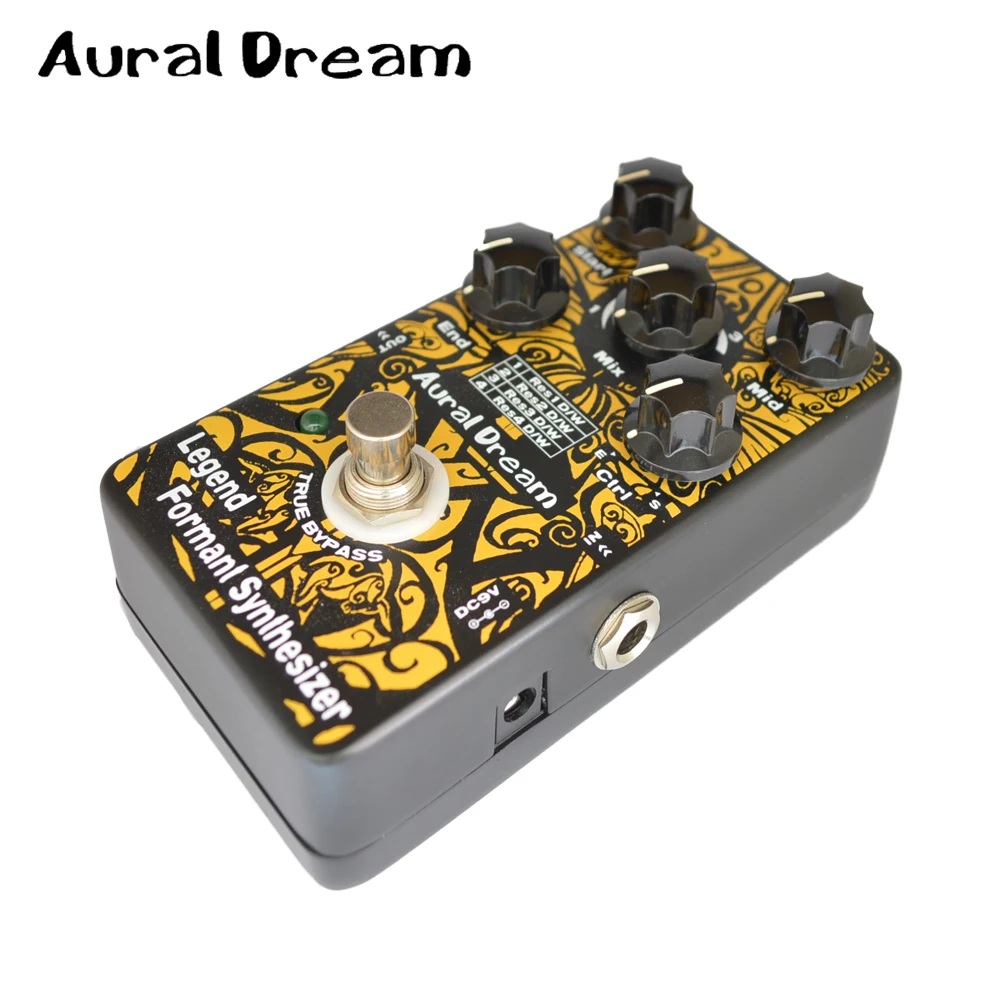 Aural Dream Legend Formant Synthesizer Guitar Effects Pedal with 3 Vowel(Front/central /Back ) and 4 Modes Dry / Wet Control | Спорт и