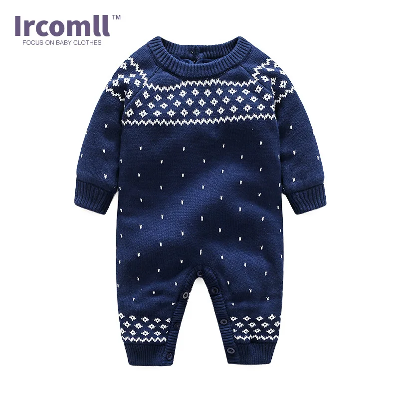 Ircomll новейшие детские зимние осенние Комбинезоны Новорожденный новогодний боди