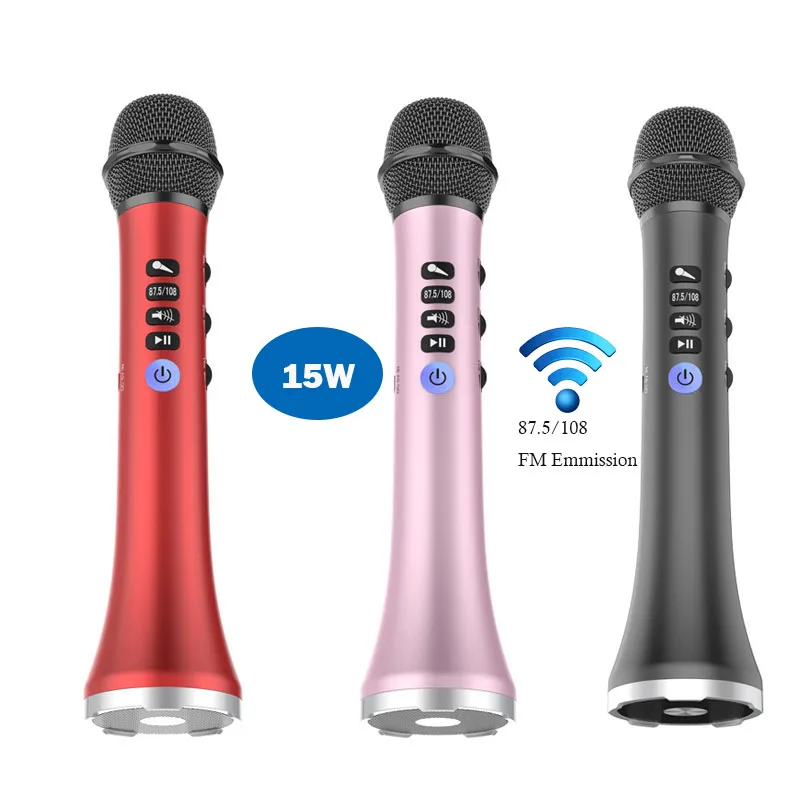 SITU L 698 Профессиональный 15 Вт Портативный USB беспроводной Bluetooth караоке микрофон