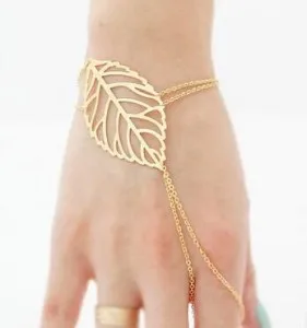 Fashion Simple Hollow Blade Gold And Silver Alloy Bracelet Female Gift Jewelry Accessories Pulseira Dede Multi Tortue | Украшения и