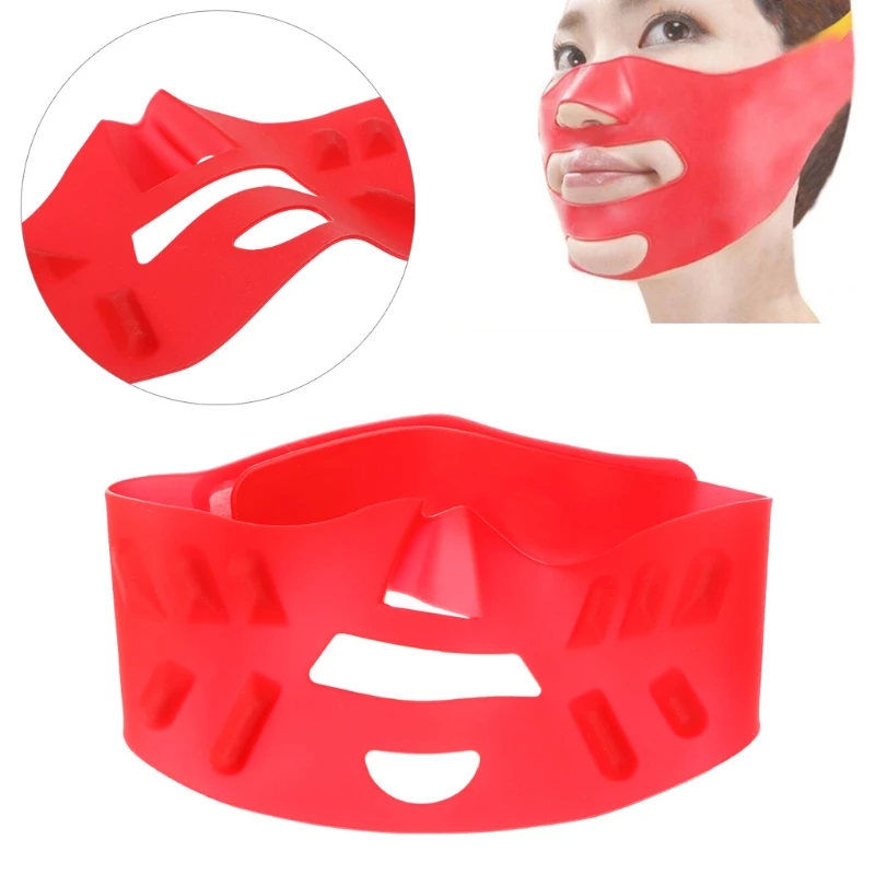 3D Силиконовая облегающая маска для лица пояс против морщин провисание V Line Face