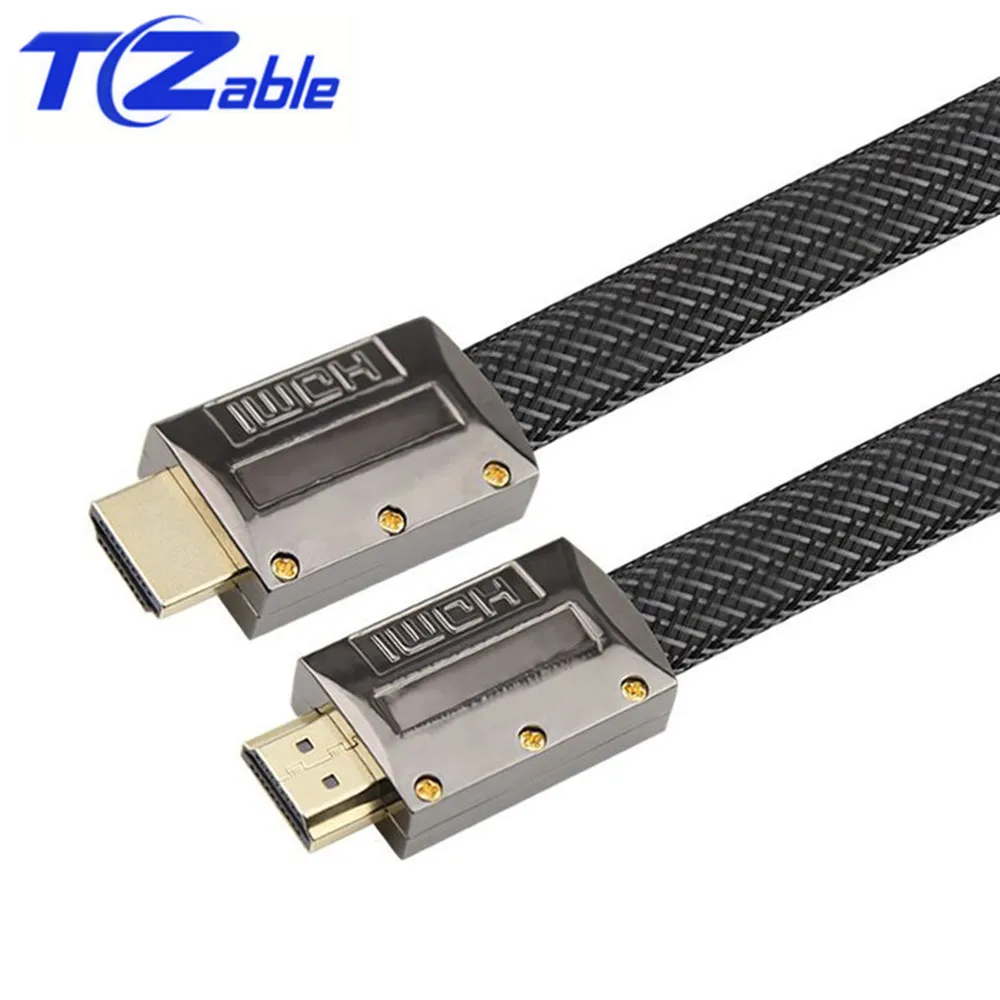HDMI удлинитель Кабель адаптер 4K 3D видео кабели позолоченные для HDTV сплиттер switcher