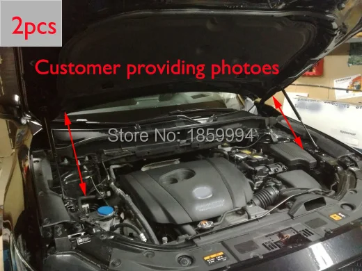 Для mazda CX-5 cx5 KF 2nd ремонт передняя крышка капота двигателя гидравлический стержень, пружинный упор ударный бар