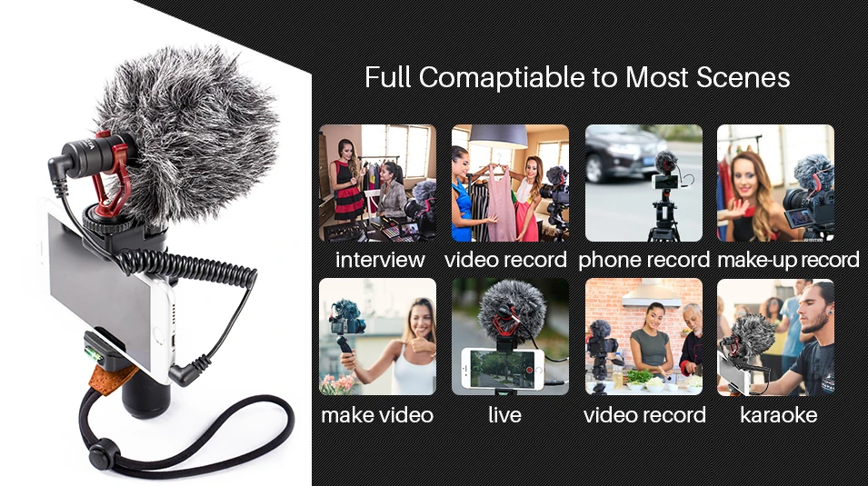BOYA BY-MM1 видеозапись микрофон для DSLR камеры смартфон Osmo Карманный Youtube Vlogging микрофон для iPhone Android держатель для цифровой зеркальной камеры
