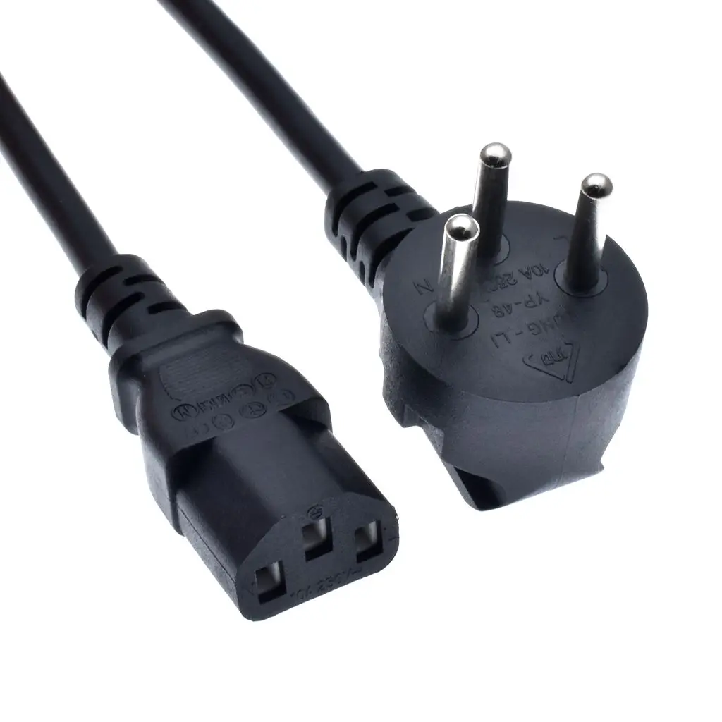 SI 32 3 контактный штекер для IEC C13 женский PDU UPS кабели питания Израиль шнур ПК