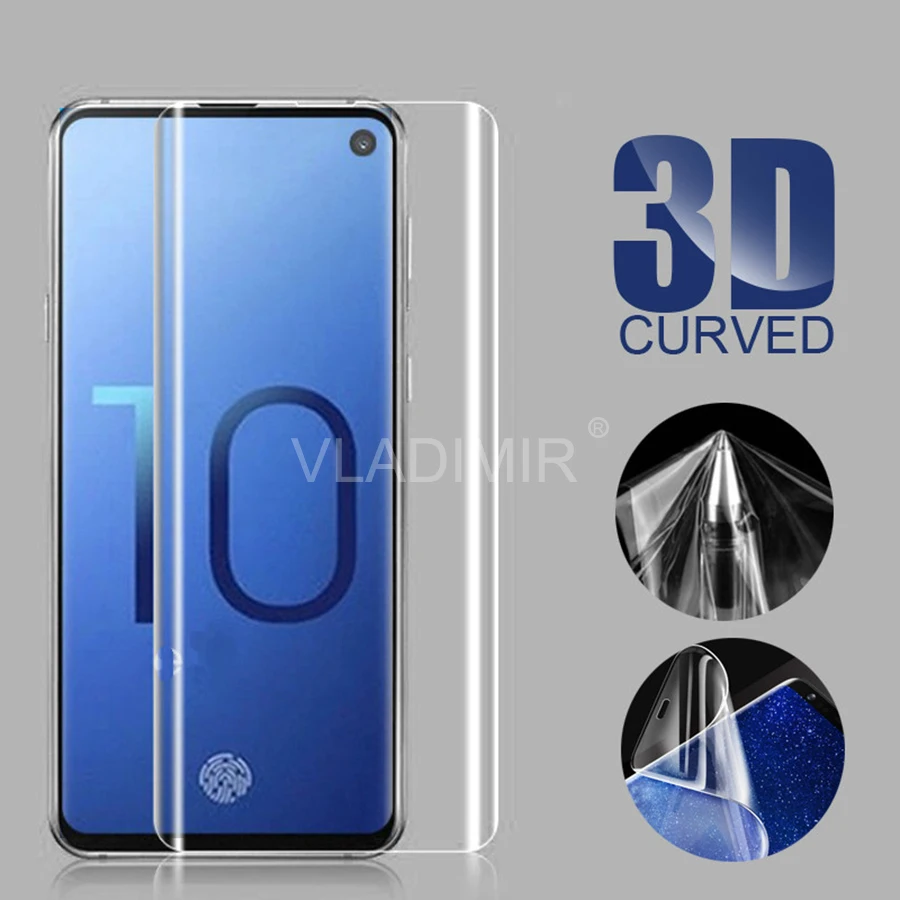 3D полное покрытие экрана протектор для samsung Galaxy S10e S10 S9 S8 Plus Note 8 9 M10 M20 A10 A20 A30 A50